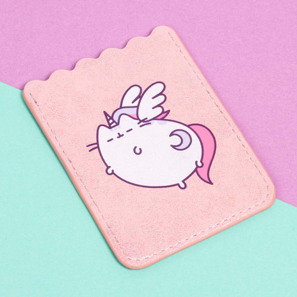 Thumbs Up Pusheen Phone Pocket Mobile Phone Card Holder and Stick On Wallet