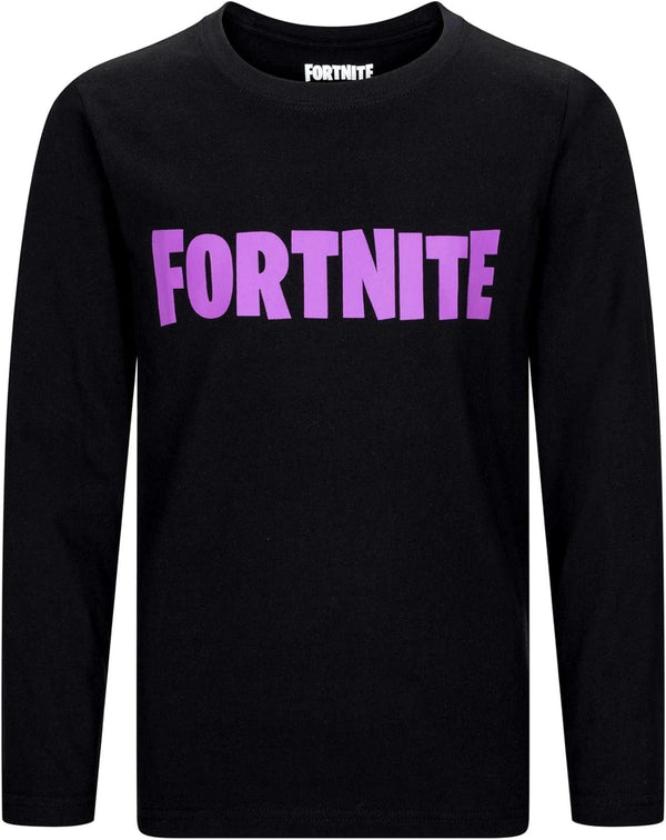 Fortnite Logo Cotton Short Sleeved Unisex Gaming Logo T-Shirt Sizes 10-16 Years