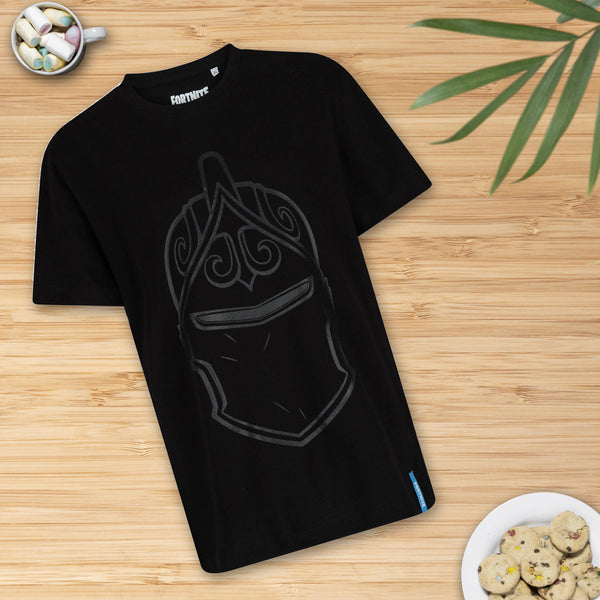 Fortnite Black Knight T Shirt Black Cotton Battle Royale Video Game T-Shirt Ages