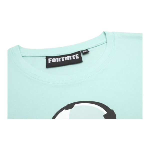 Fortnite Skull Trooper Blue Short Sleeved Unisex Kids Crew Gaming Cotton T-Shirt