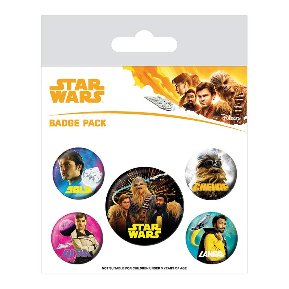 Star Wars Bp80633 Solo: A Star Wars Story Badge Pack Multi-Color 10 x 12.5cm