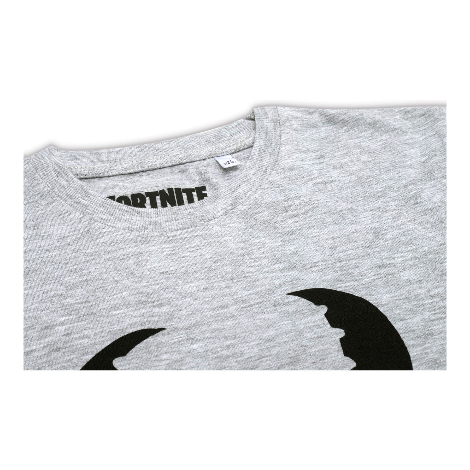 FORTNITE | Toys & Gamers | RAGNAROK | Grey | Short Sleeved | Unisex Kids | Crew | Gaming Cotton T-Shirt Sizes 10 - 16 Years