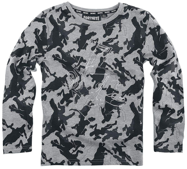 Fortnite Long-Sleeved T-Shirt - Grey - Medium