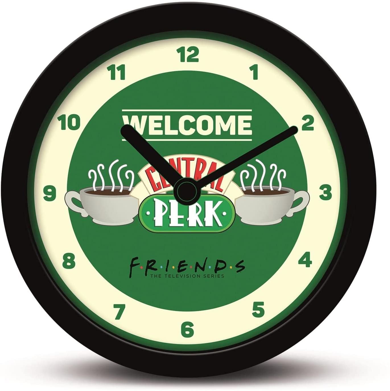 Friends: Central Perk Welcome 5" DESK CLOCK and FRIENDS Green mug