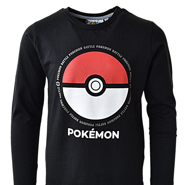 Pokémon Pokemon Long Sleeve T-Shirt – Pokeball Design