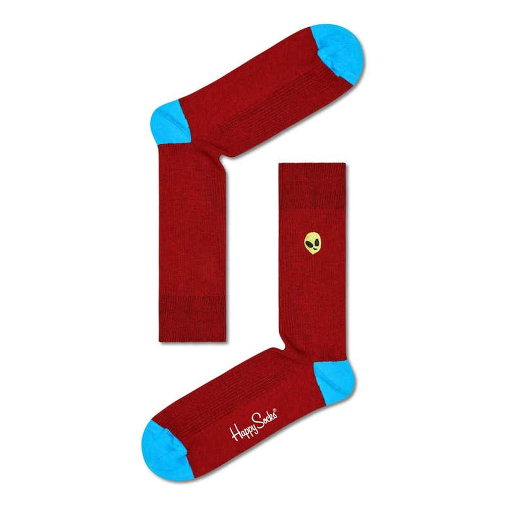 Happy Socks Ribbed Embroidery Alien Socks Size 36-40 multicoloured 36-40