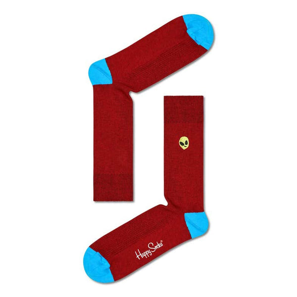 Happy Socks Ribbed Embroidery Alien Socks Size 36-40 multicoloured 36-40