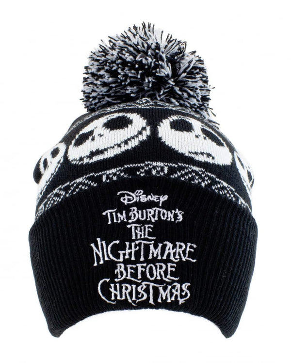Nightmare Before Christmas Basic Snow Beanie Black/White