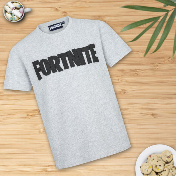 Fortnite Logo Cotton Short Sleeved Unisex Gaming Logo T-Shirt Sizes 10-16 Years