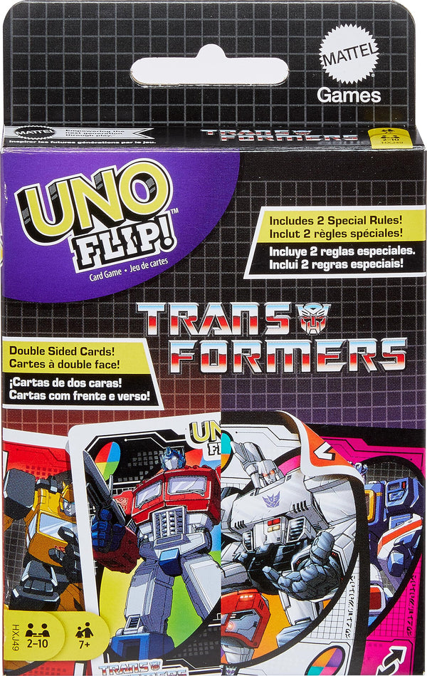 UNO - Flip - Transformers - Card Game
