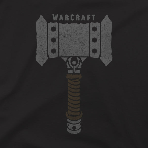 Warcraft mens5780Movie Doom Hammer Premium Tee Short Sleeve T-Shirt - Black - XL
