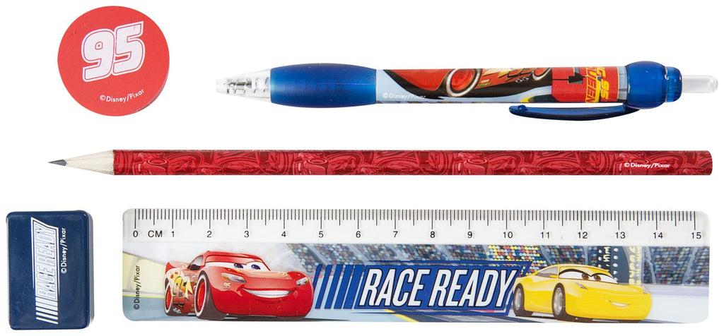 DISNEY CARS 3 | 5 Piece Stationery Set
