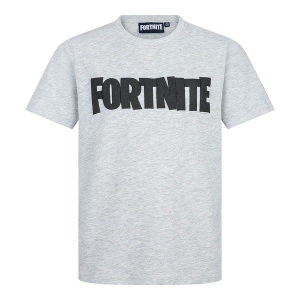 Fortnite T-Shirt för pojkar Ljusgrå 164 cm