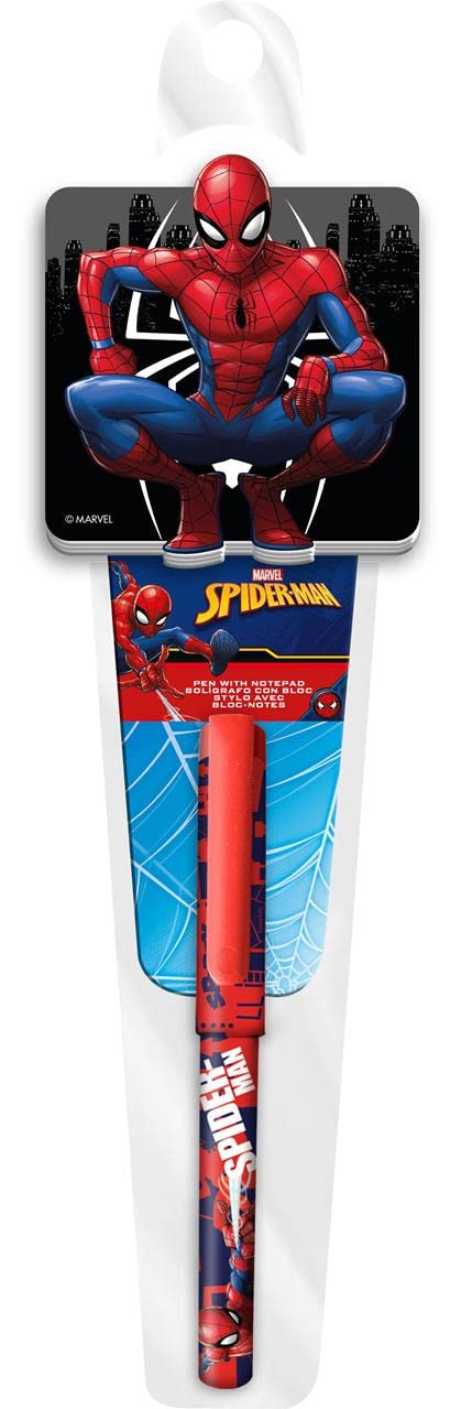 Marvel Spiderman Notepad & Pen Notebook
