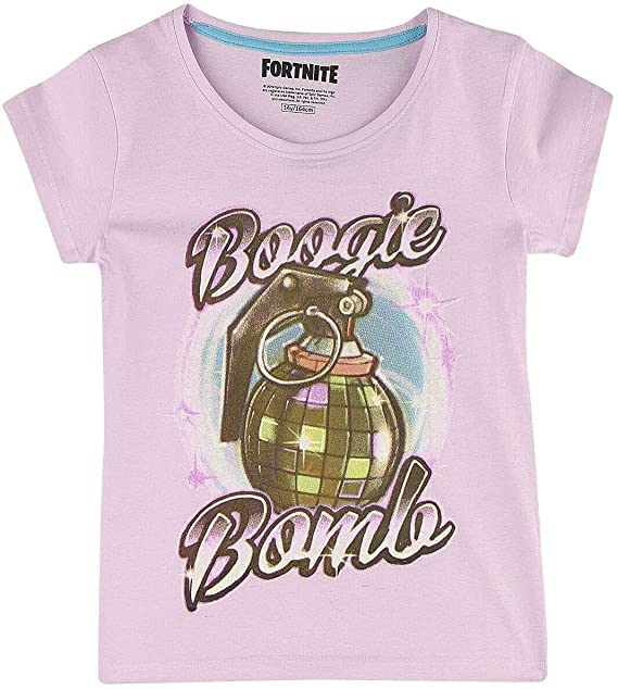 Fortnite Short Sleeve Boogie Bomb Girls Pink 12 Years 152