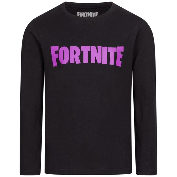 epic games Fortnite Boys Long Sleeve Black and Purple T-Shirt (12)