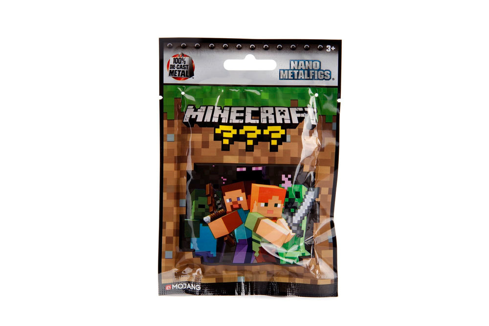 Minecraft Nanofigs Blind BAG Assortment of 1.65 inch Die Cast action figure