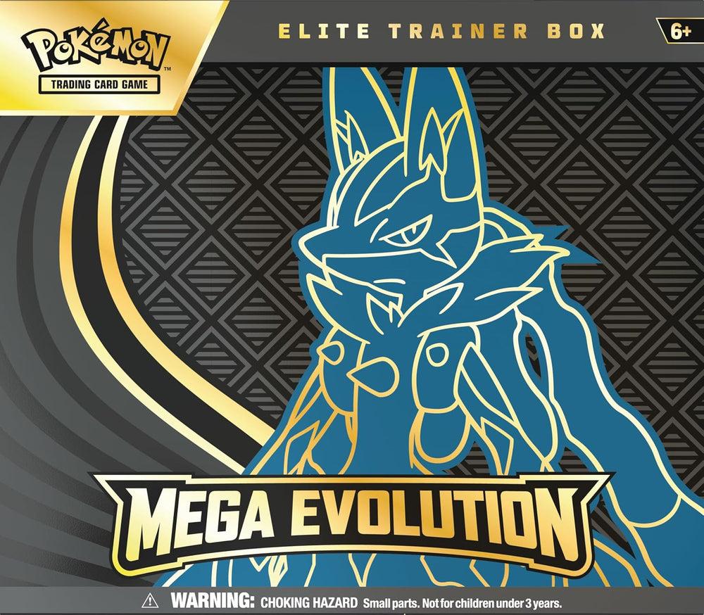Pokémon TCG: Mega Evolution Elite Trainer Box - Lucario (1 Full-Art Promo Card 9