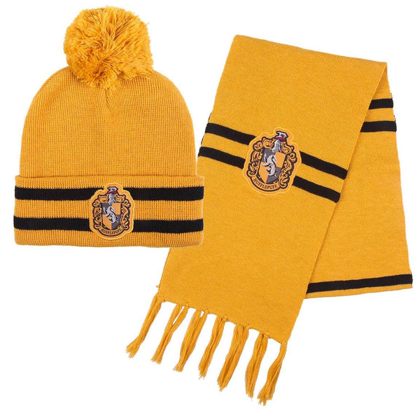 Harry Potter Hat and Scarf Winter Set for Kids and Teenagers Hogwarts Hat