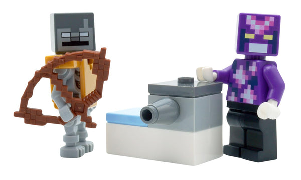 Lego Minecraft Mini Set Crystal Knight Minifigure with Stray and Shooter