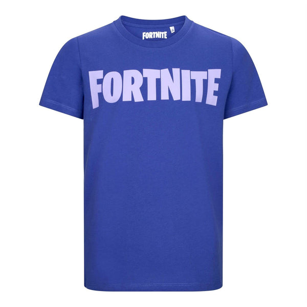 Fortnite Logo Purple Gaming Cotton T-Shirt Sizes 10-16 Years (14 Years)
