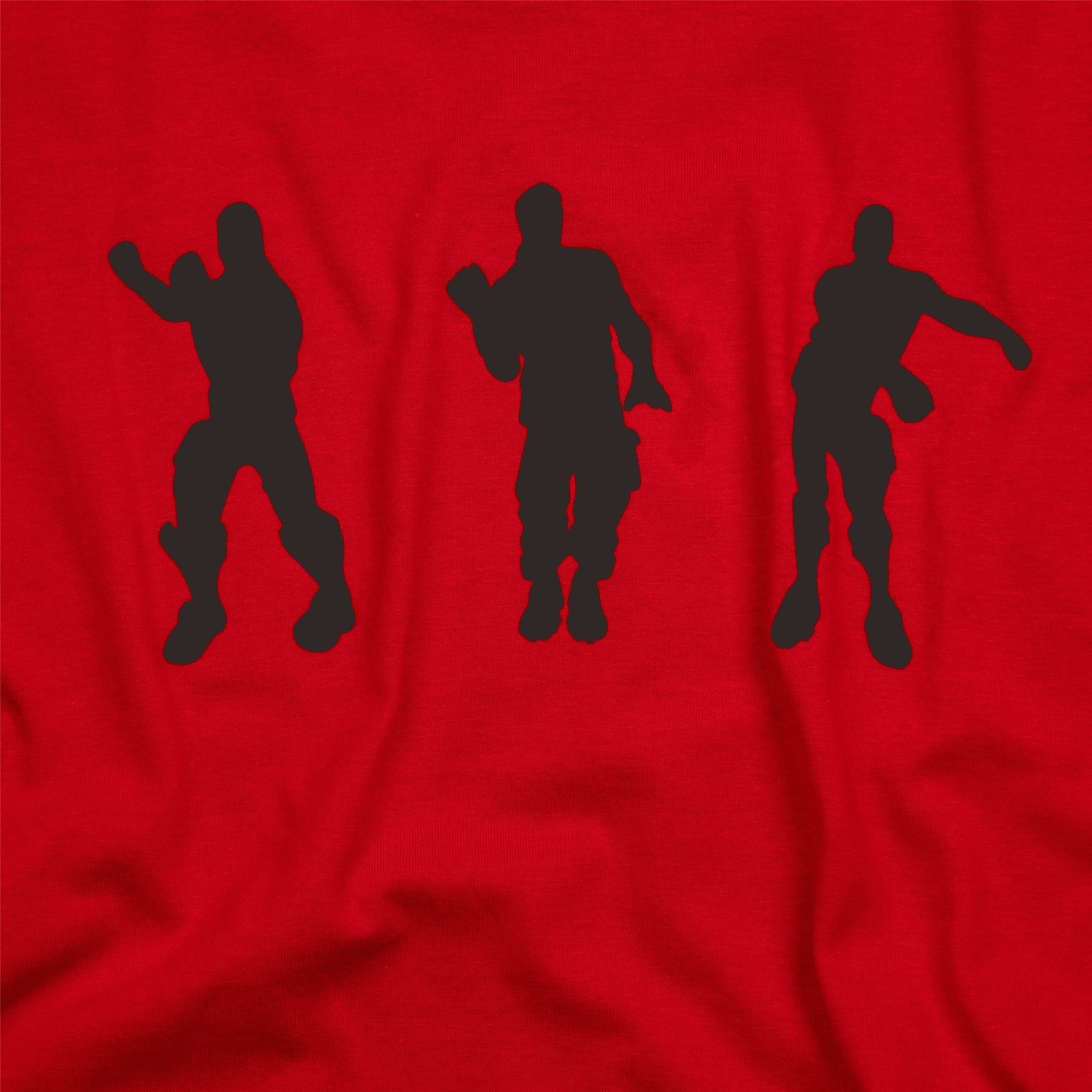 FORTNITE | Toys & Gamers | FLOSS | Red | Short Sleeved | Unisex Kids | Crew | Gaming Cotton T-Shirt Sizes 10 - 16 Years