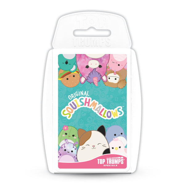 Top Trumps Squishmallows Specials Card Game play with Cam the Cat Leonard
