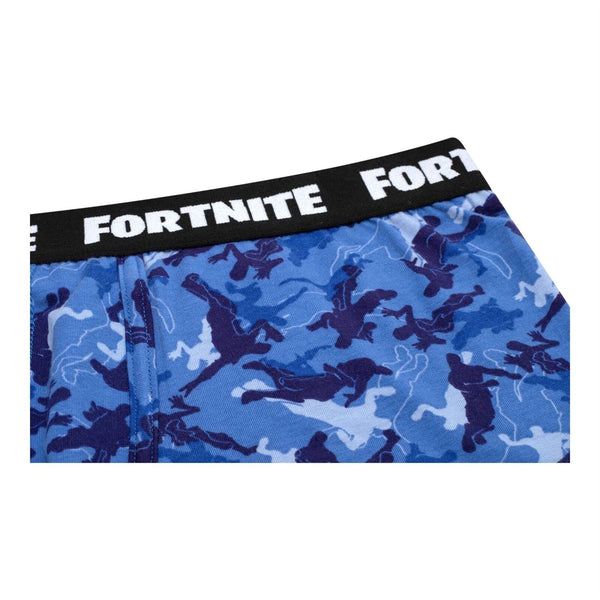 Fortnite Blue Camo Emote Design Boxers Adult Extra