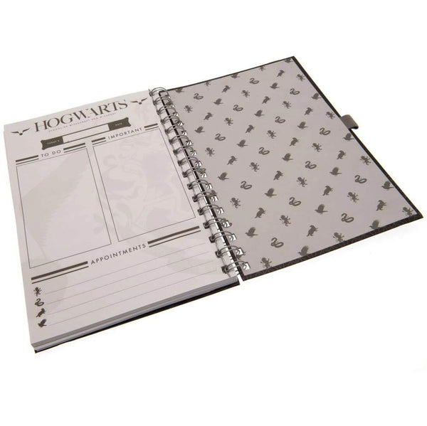 Harry Potter Unlock Your Wizardry: Hogwarts A5 Spiral Notebook with Hard Cover &