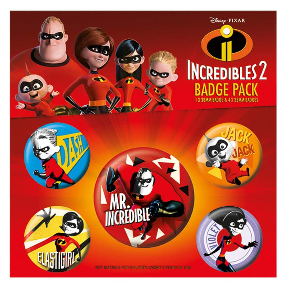 Disney Incredibles 2-Family Badge Pack Multi-Color 10 x 12.5cm