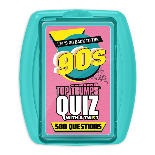 Top Trumps 90s Quiz Game Card Game 500 questions to test your knowledge