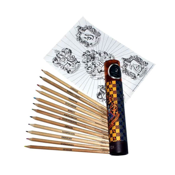 Harry Potter Hogwarts Colouring Set Tube Officially Licensed
