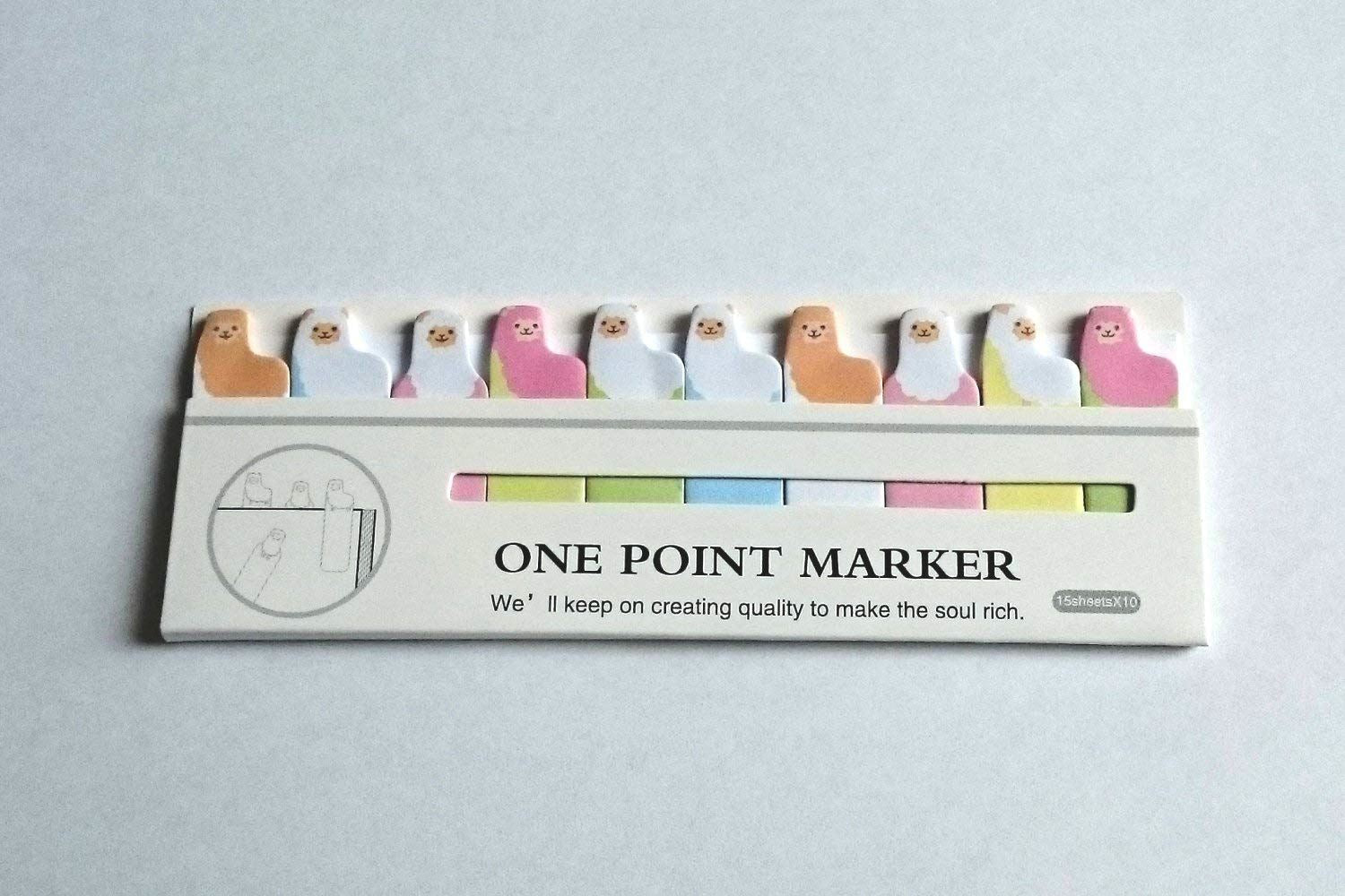 SHEEP DESIGN Sticky Page Book Marker Notes 150 Markers Total