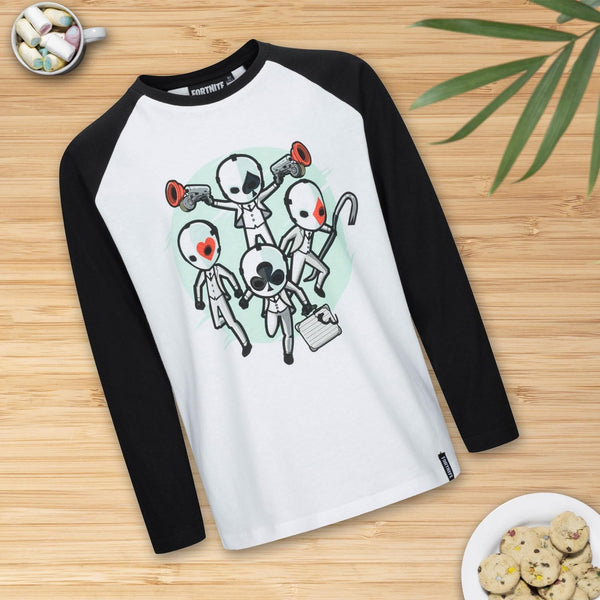 Wild Card Bunch Fortnite Long Sleeve T-Shirt