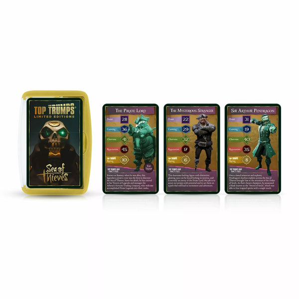 Top Trumps Card Game - Sea of Thieves Limited Edition Pirate Adventure Strategy