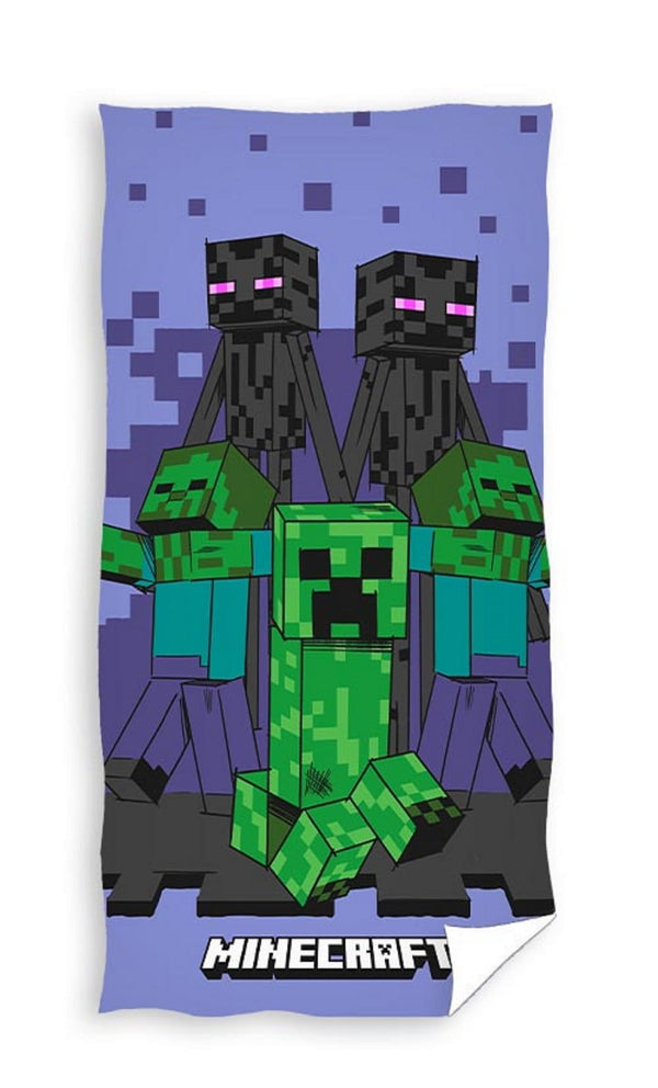 Carbotex Minecraft Bath Towel Beach Towel 70 x 140 cm