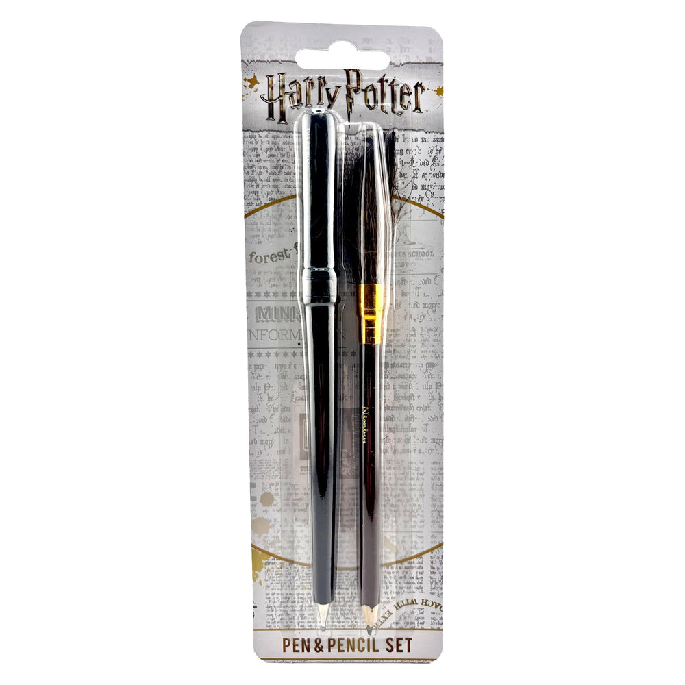 Enchanting Harry Potter Wand & Broom Pen Set - Perfect Gift for Fans of All Ages!