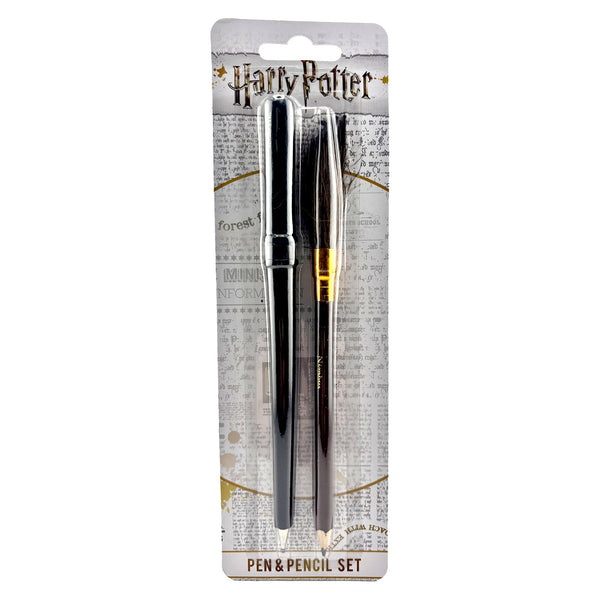 Enchanting Harry Potter Wand & Broom Pen Set - Perfect Gift for Fans of All Ages!