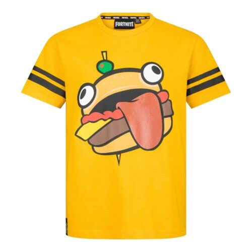 Fortnite Short Sleeve T-Shirt Durr Burger Orange Kids Shirt Age 12 152