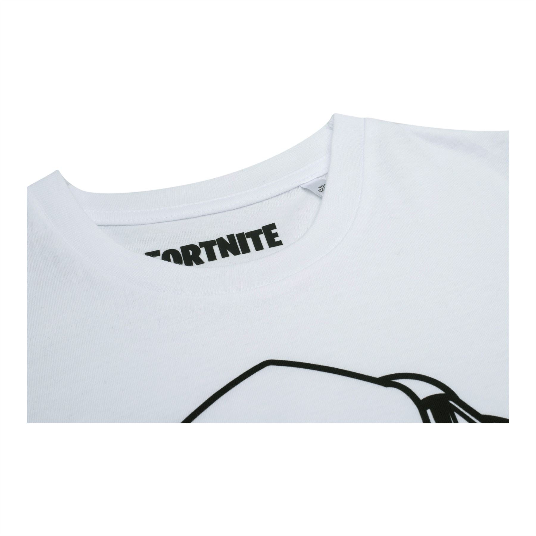FORTNITE | SKY STALKER | White | Short Sleeved | Unisex Kids | Crew | Gaming Cotton T-Shirt Sizes 10 - 16 Years