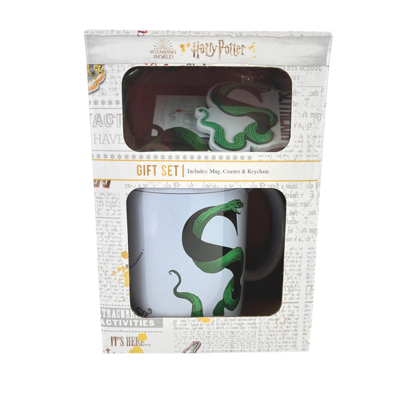 Cup Of Tees Harry Potter Slytherin Mug Gift Set Includes Coaster Keychain