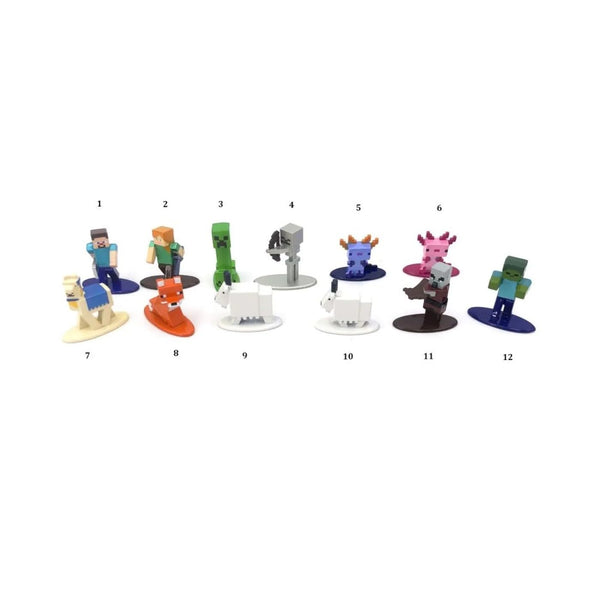 Jada Toys Minecraft 253261002 Multi-Color Nano Figures 1 Unit Assorted Model