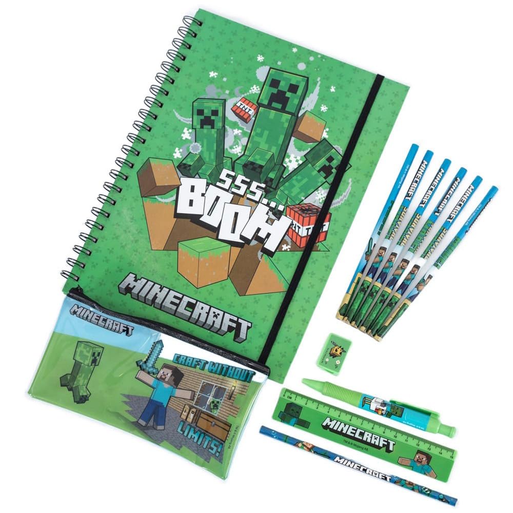 Minecraft Characters A4 Bumper Stationery Set
