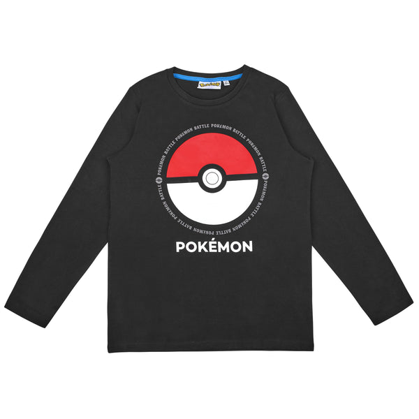 Pokémon Pokemon Long Sleeve Shirt in Various Designs Black 146