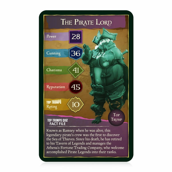 Top Trumps Card Game - Sea of Thieves Limited Edition Pirate Adventure Strategy