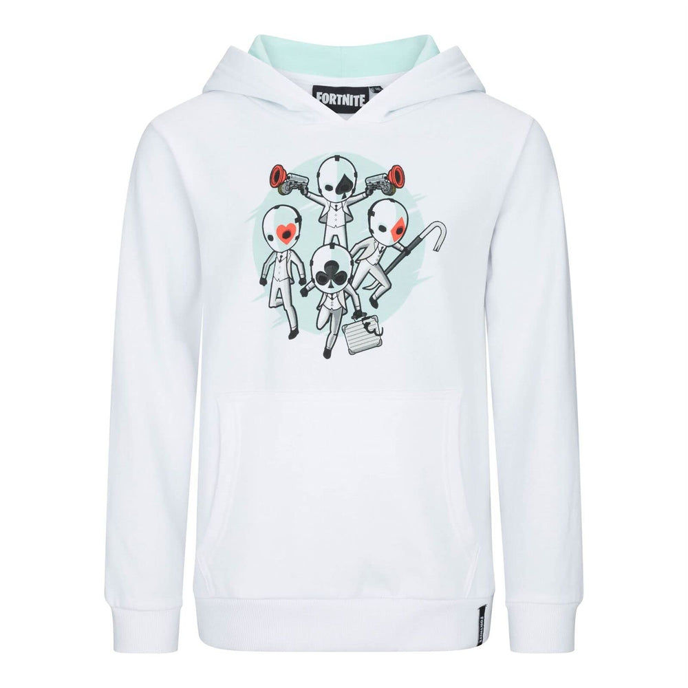 Fortnite Wild Card Cotton Hoodie White