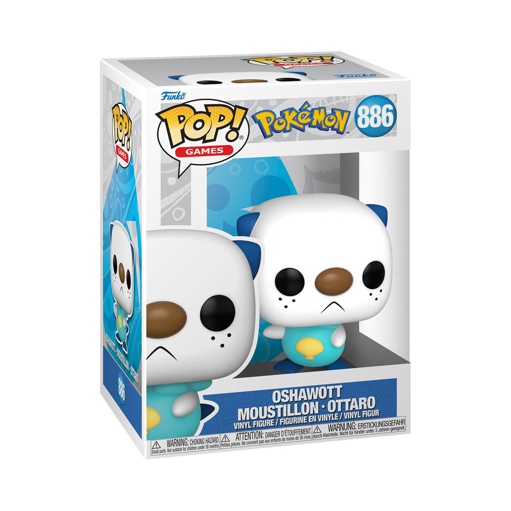 Pokémon Funko POP! Games: Pokemon - Oshawott - Collectable Vinyl Figure - Gift