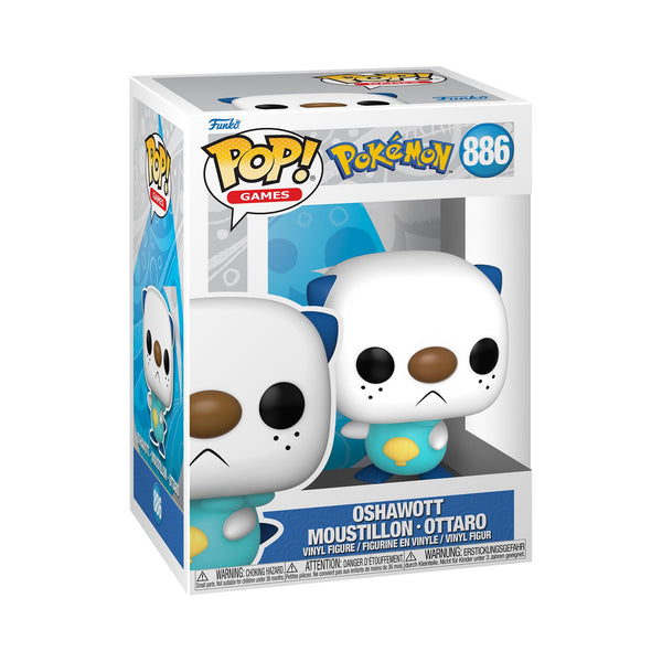 Pokémon Funko POP! Games: Pokemon - Oshawott - Collectable Vinyl Figure - Gift