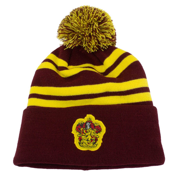 Harry Potter Beanie Gryffindor House One Size Red Unisex Knitted Winter Hat
