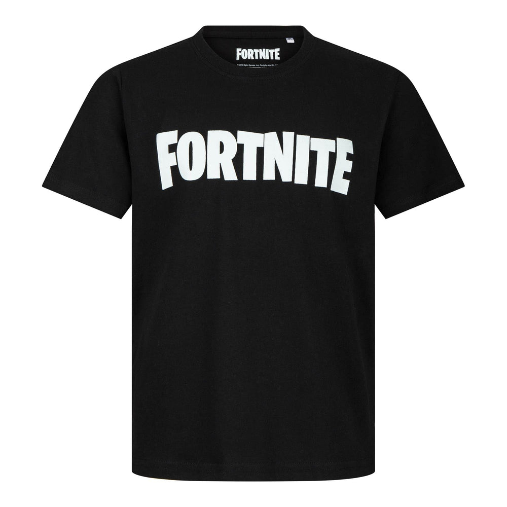 Fortnite Logo Black & White Gaming Cotton T-Shirt Sizes 10-16 Years (16 Years)